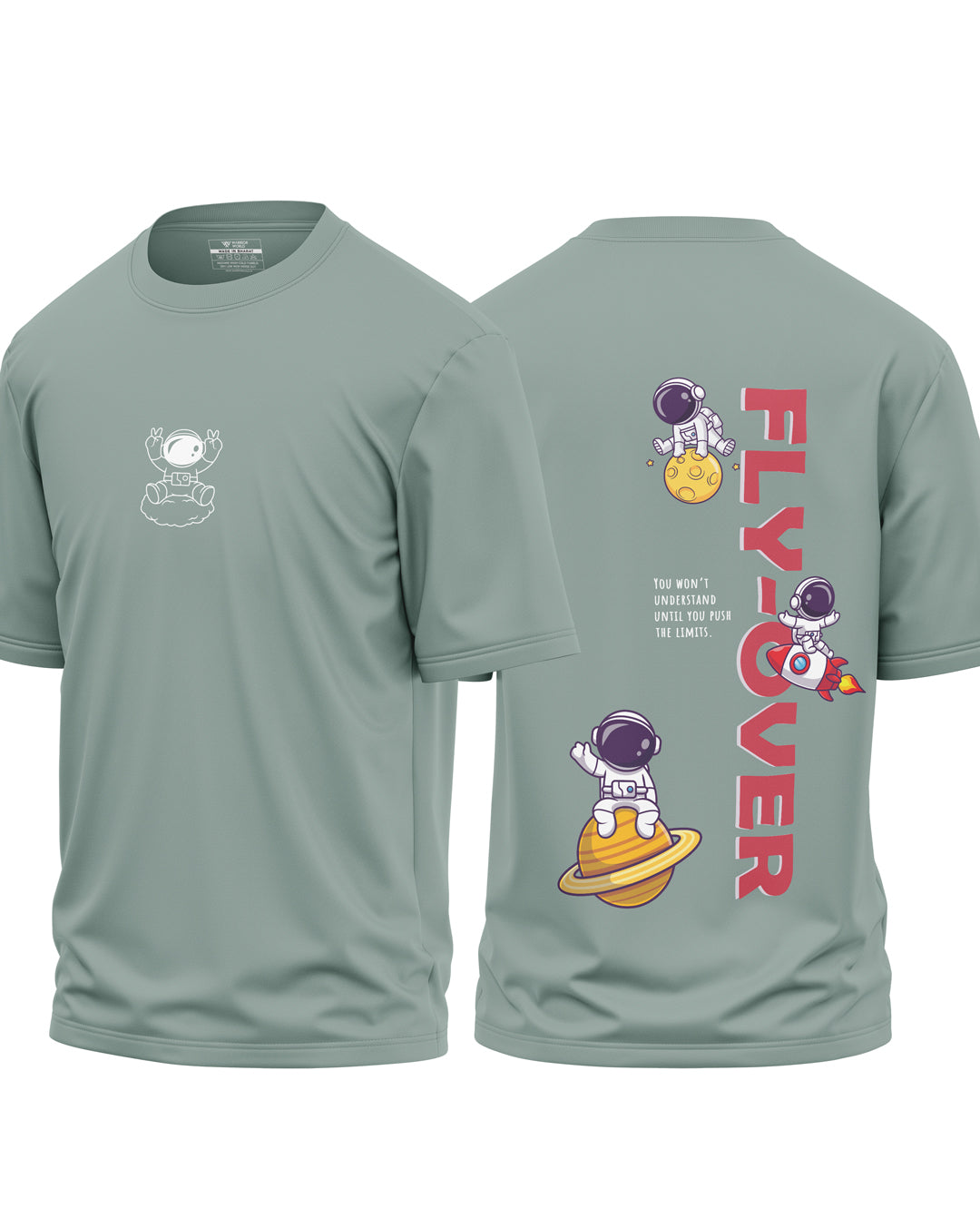 Fly Over Premium Cotton Oversized T-Shirt