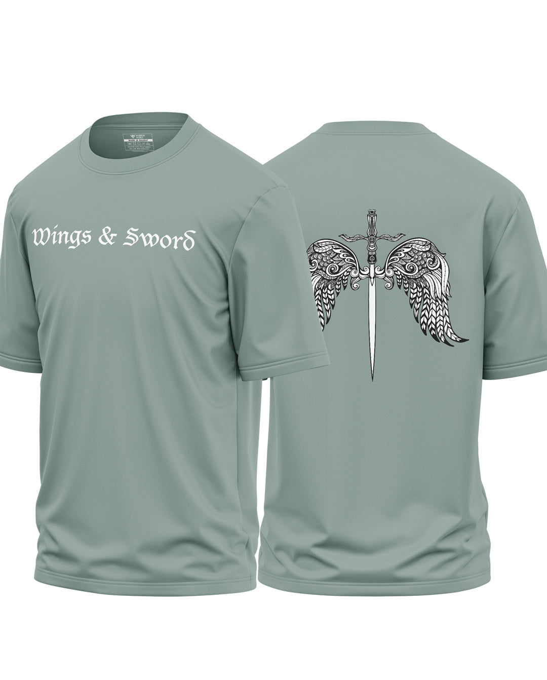 Wing And Sword Cotton Oversized T-Shirt
