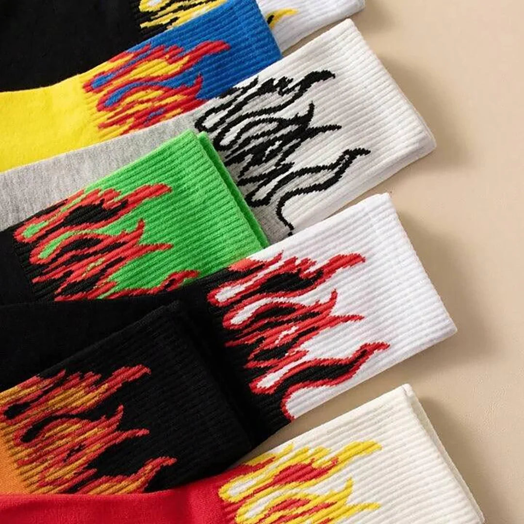 7-Pair Fire Edition Full Socks Combo