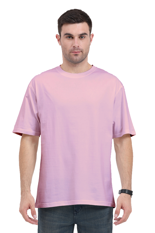Oversized Classic T-Shirt Plain Light baby Pink