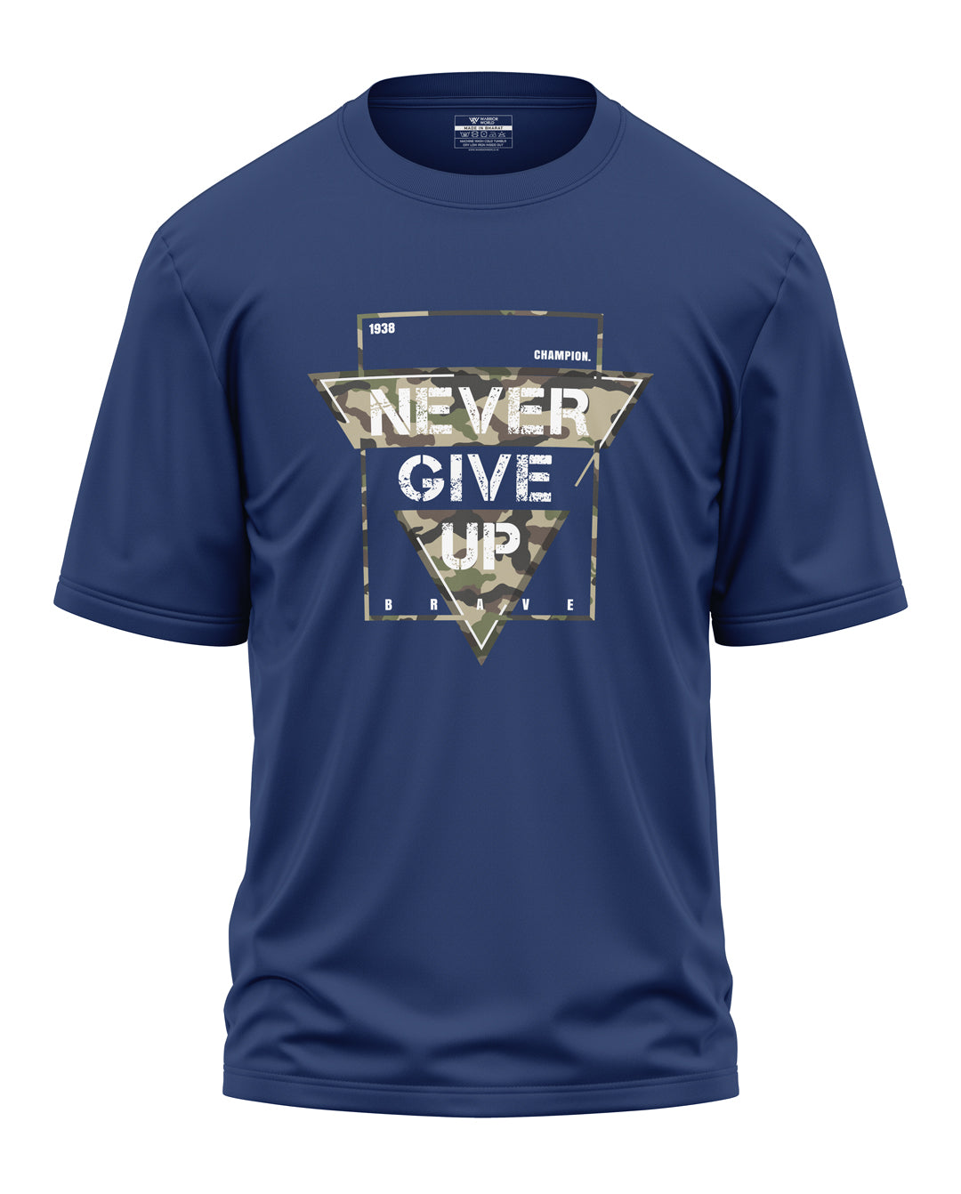 Never Give Up Cotton Oversized T-shirt