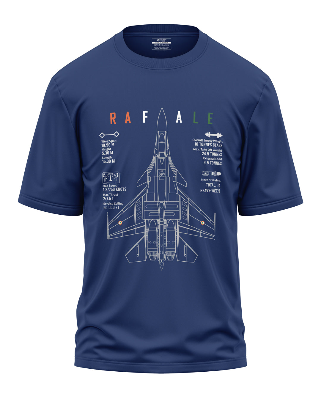 Designer Rafale Style Cotton Oversized T-shirt