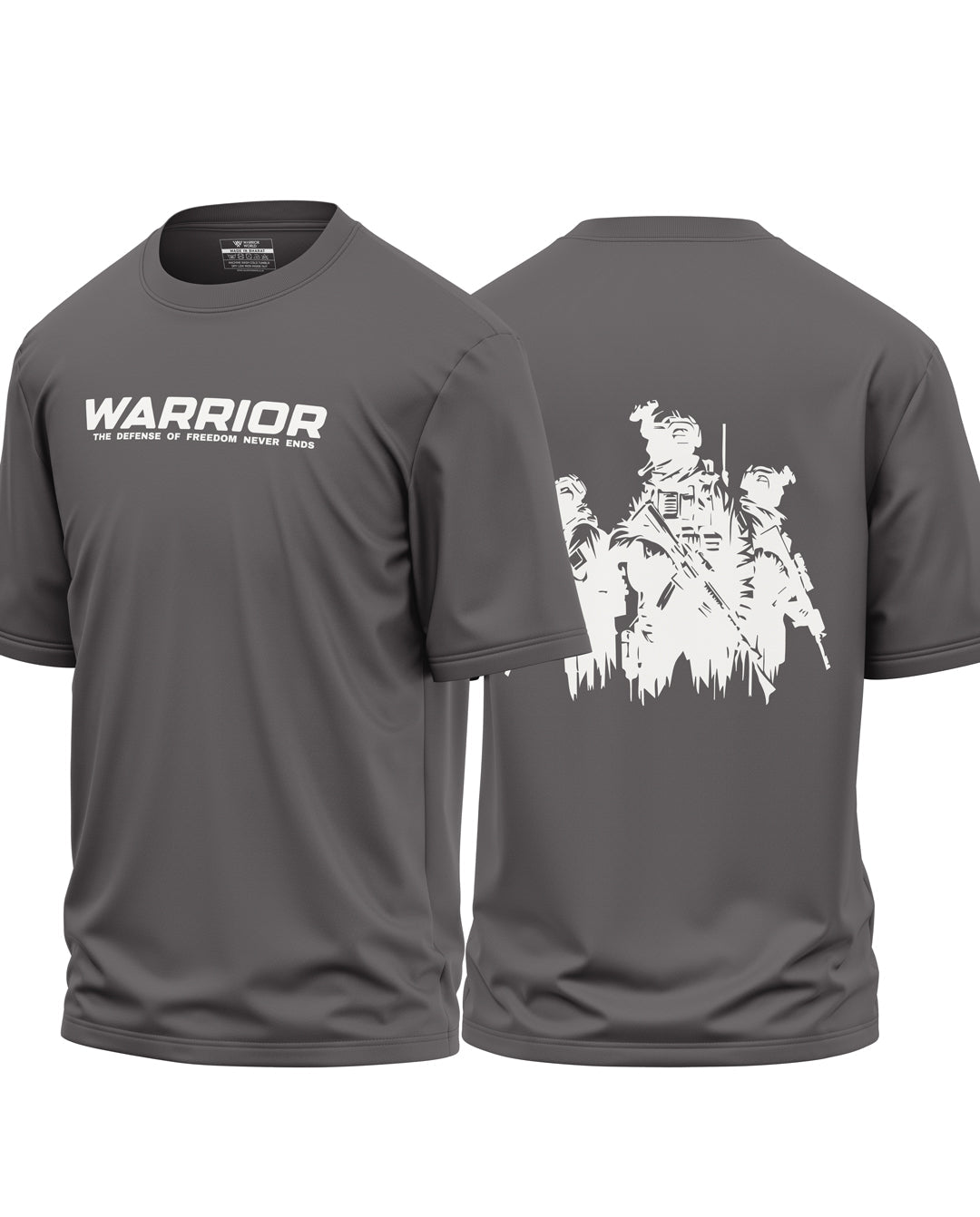 The Defense Of Freedom Never Ends Premium Cotton Oversized T-shirt