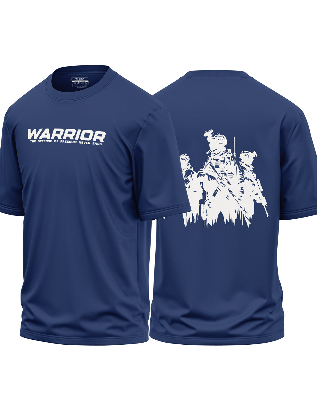 The Defense Of Freedom Never Ends Premium Cotton Oversized T-shirt