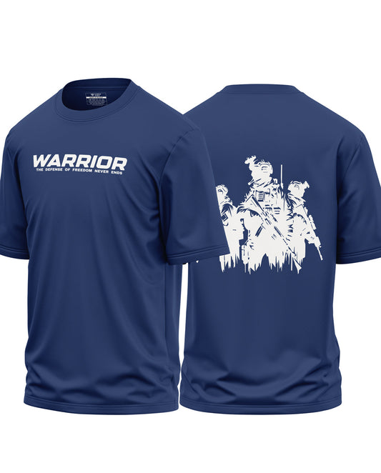 The Defense Of Freedom Never Ends Premium Cotton Oversized T-shirt