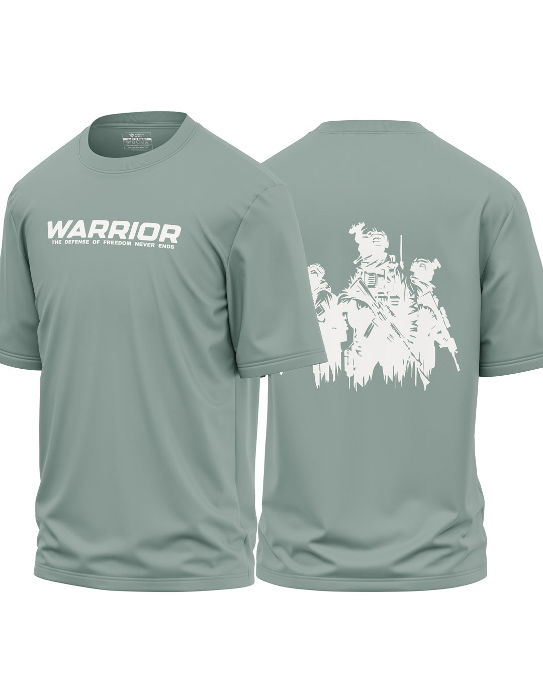 The Defense Of Freedom Never Ends Premium Cotton Oversized T-shirt