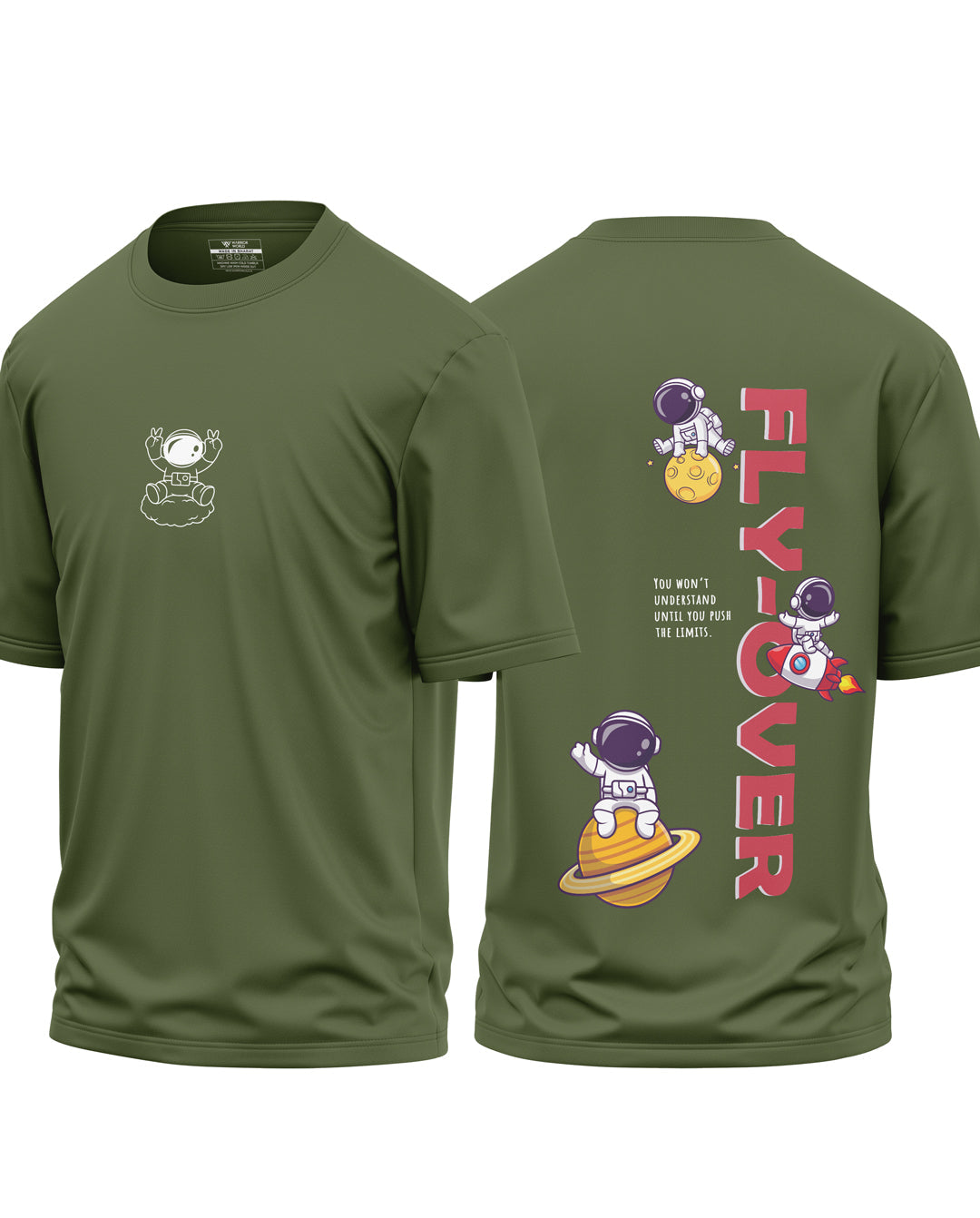 Fly Over Premium Cotton Oversized T-Shirt