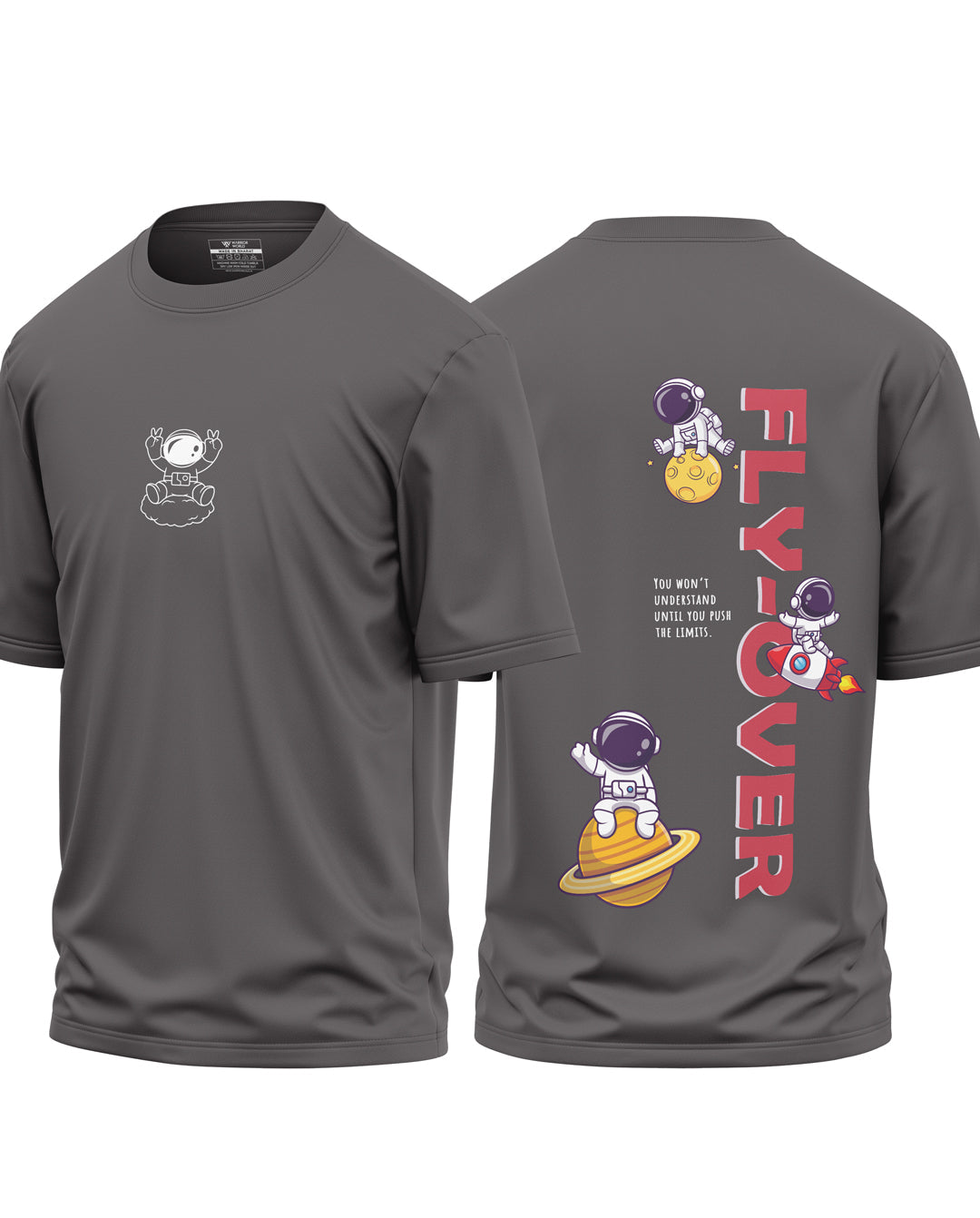 Fly Over Premium Cotton Oversized T-Shirt