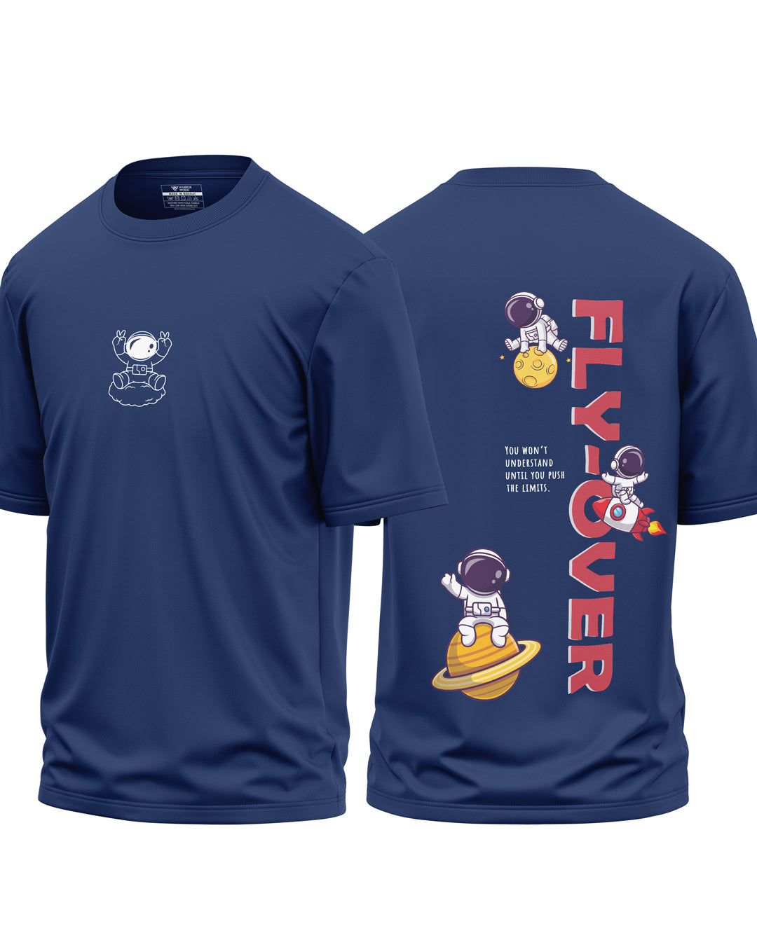 Fly Over Premium Cotton Oversized T-Shirt