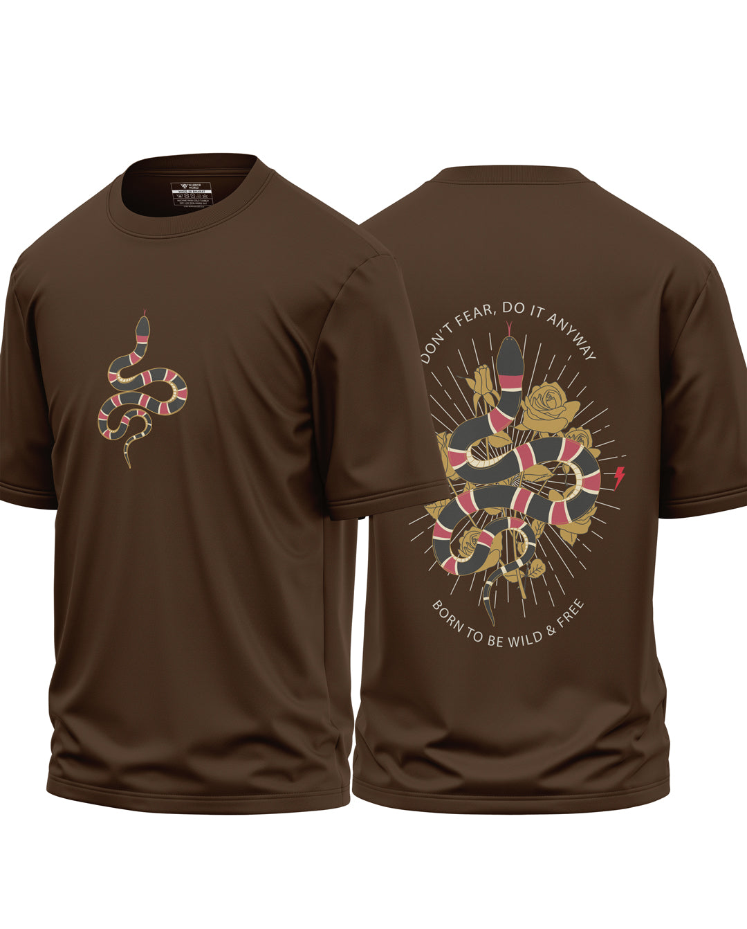 Born To Be Wild & Free Cotton Oversized T-shirt