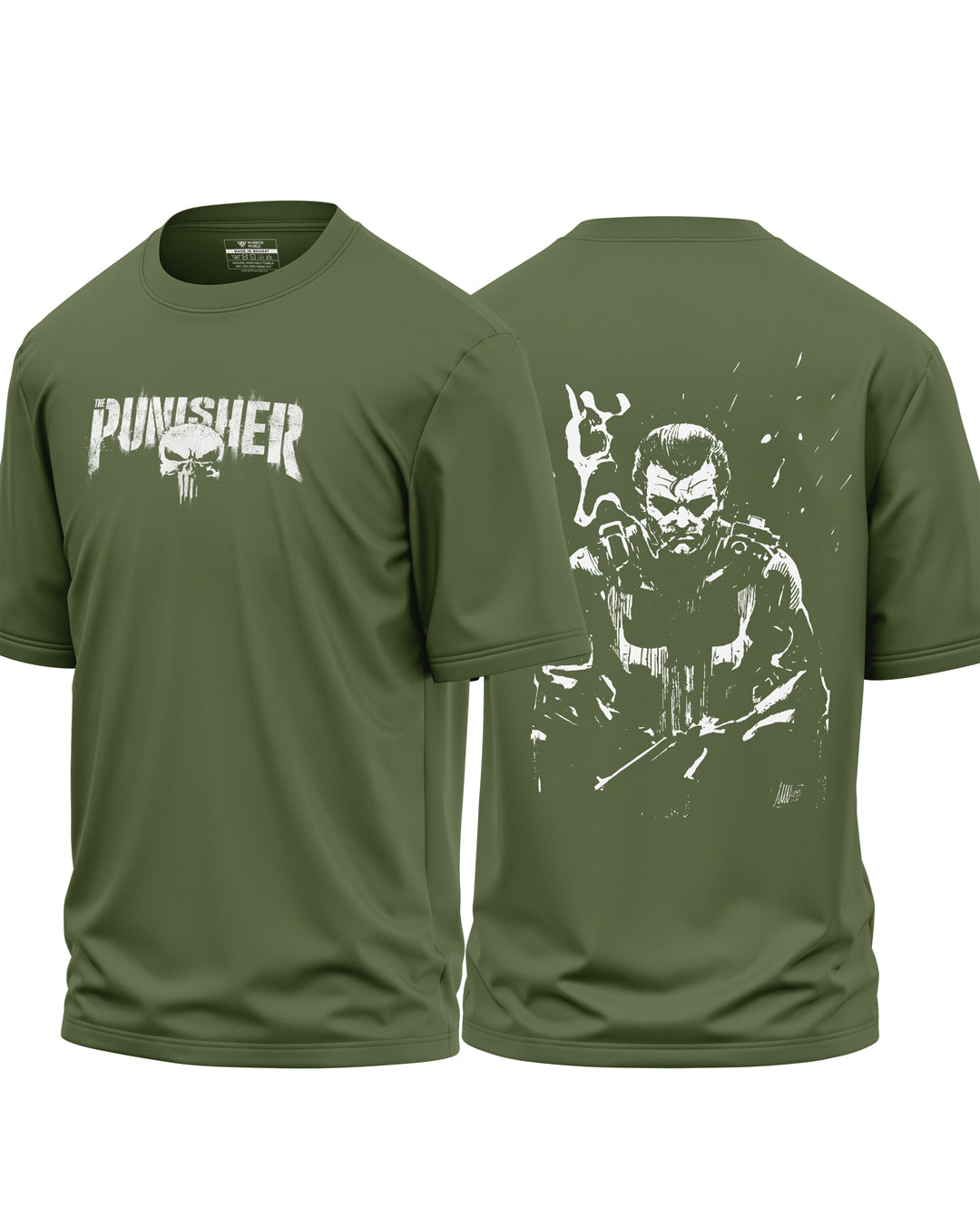 The Punisher Cotton Oversized T-shirt