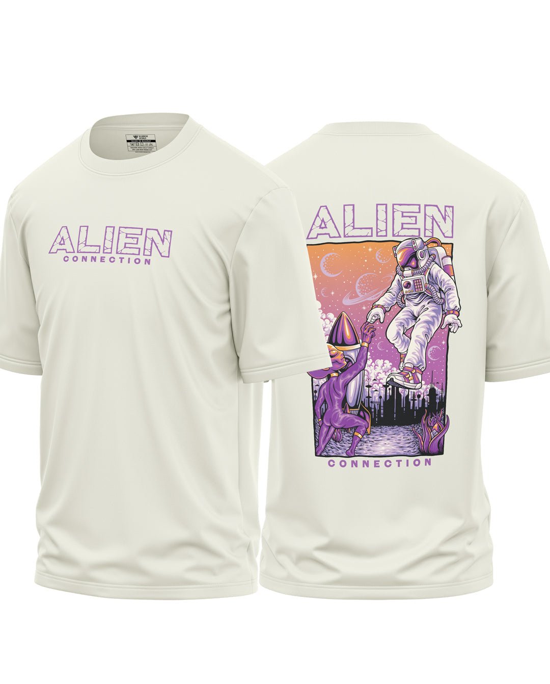 Alien Connection Cotton Oversized T-shirt