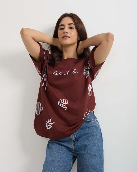 Let It Be Oversized T-Shirt