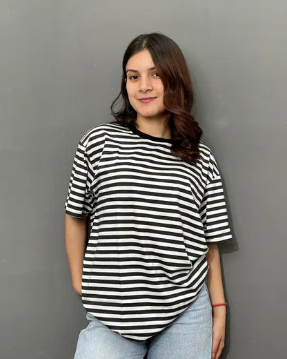 B&W Strip T-Shirt