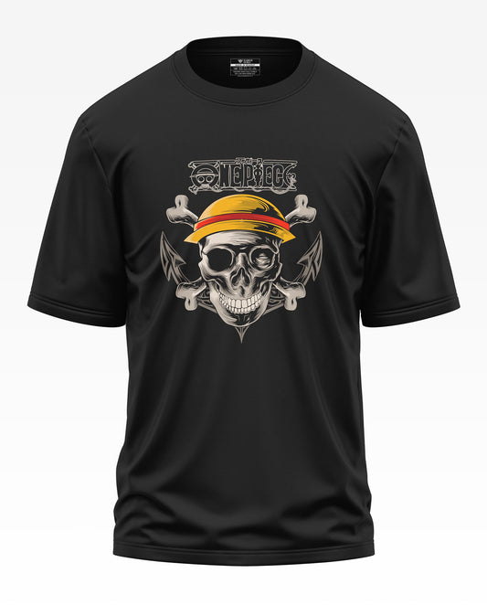 Onepiece Skull Cotton Oversized T-shirt