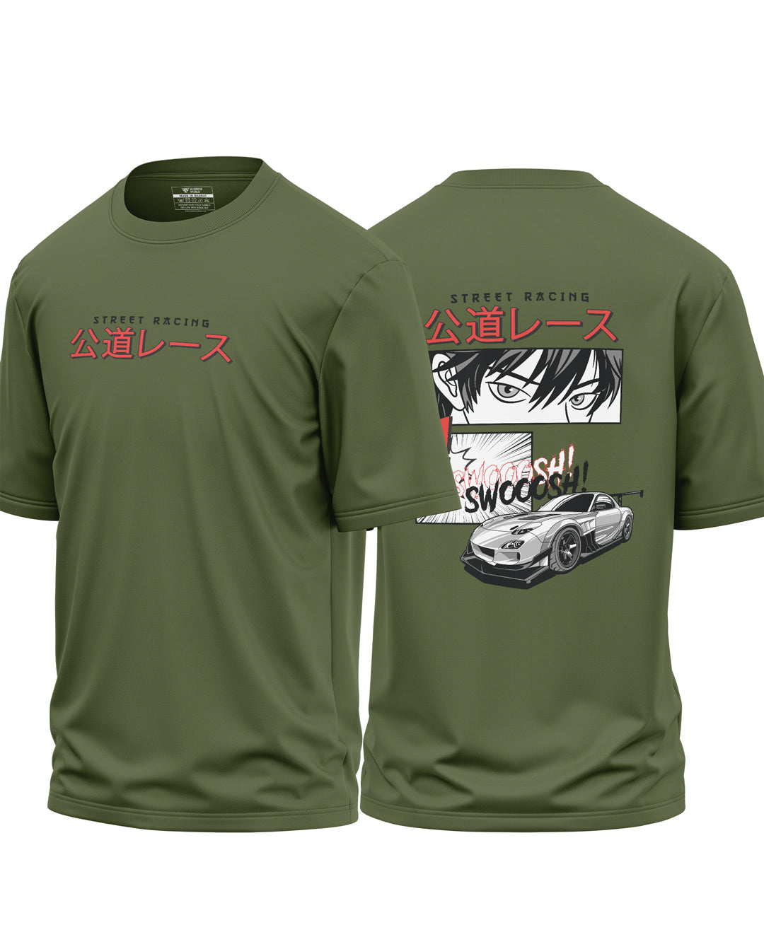 Street Racing Cotton Oversized T-shirt