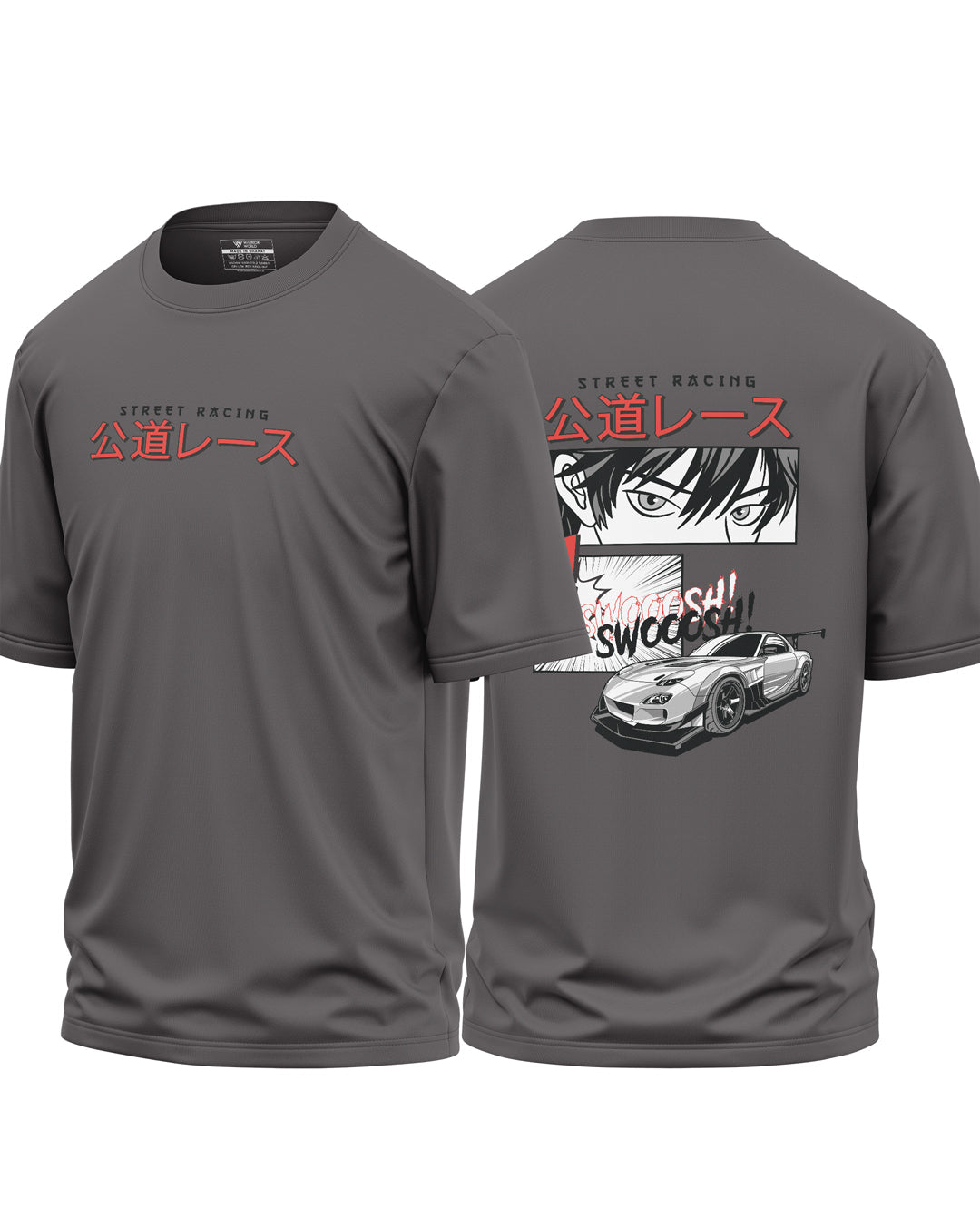 Street Racing Cotton Oversized T-shirt