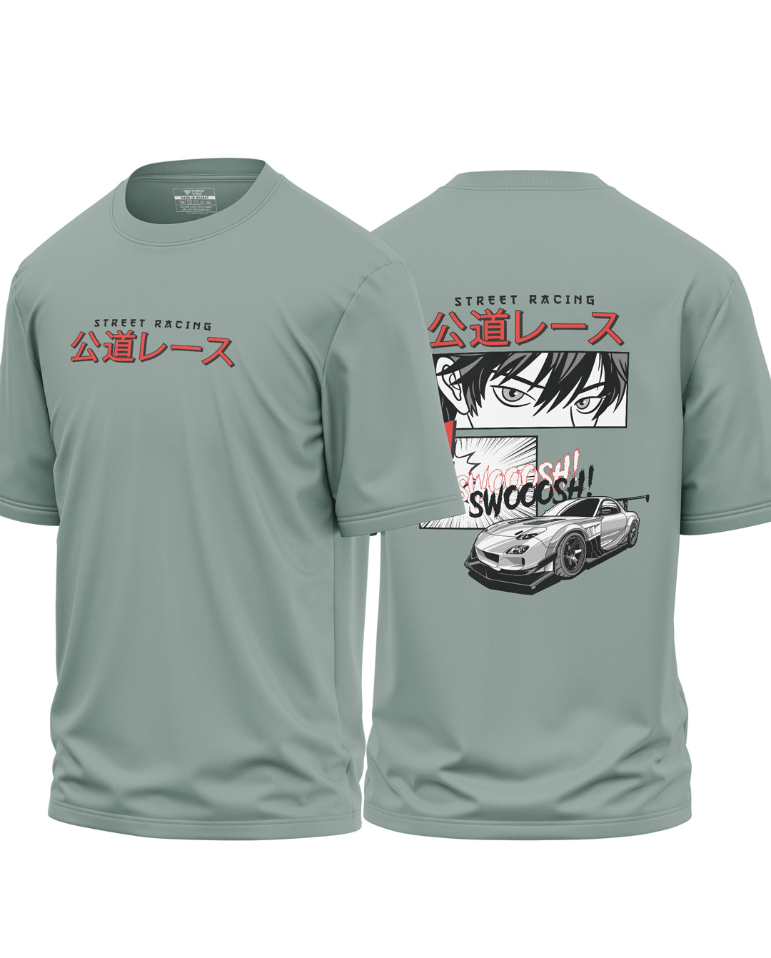 Street Racing Cotton Oversized T-shirt