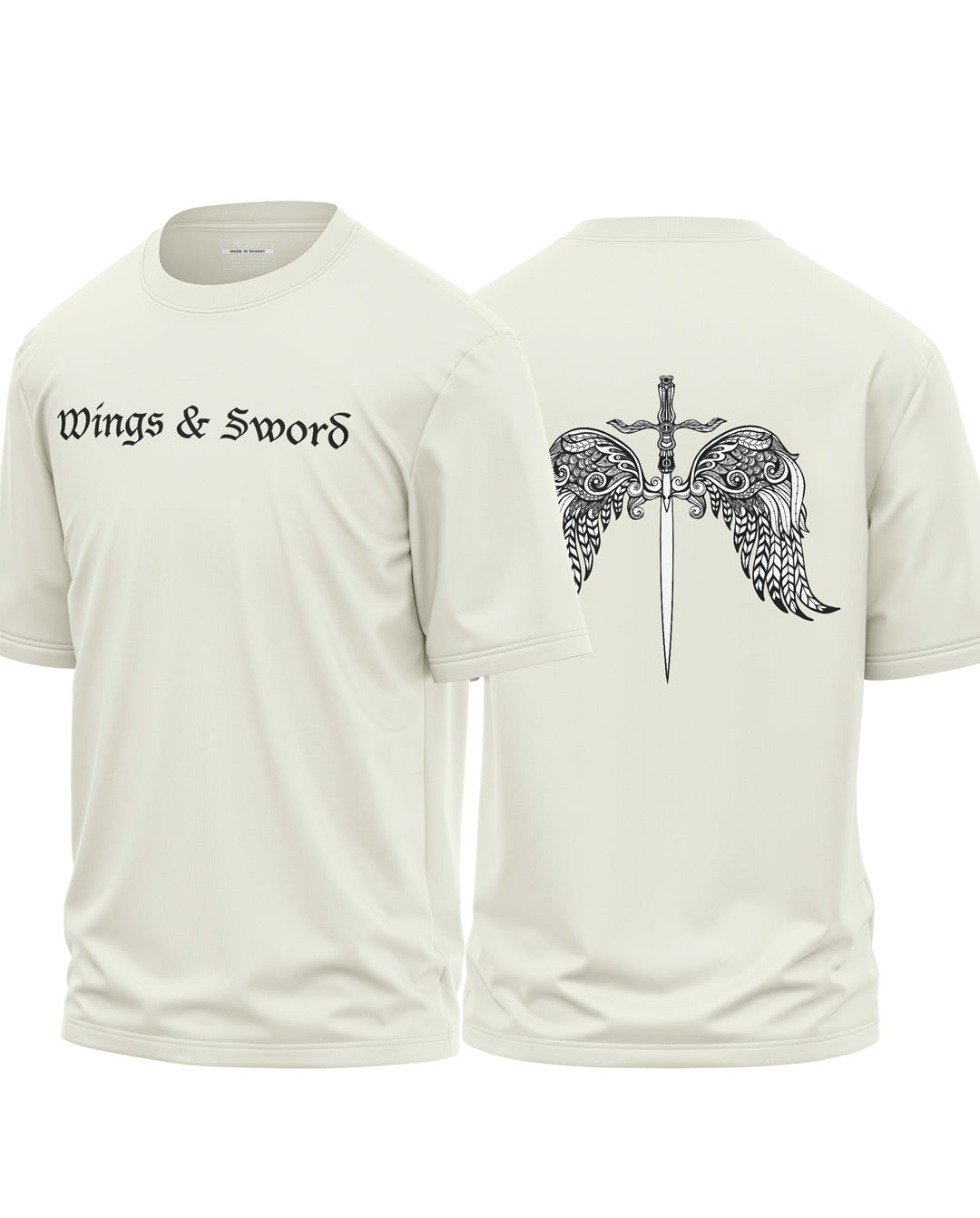 Wing And Sword Cotton Oversized T-Shirt