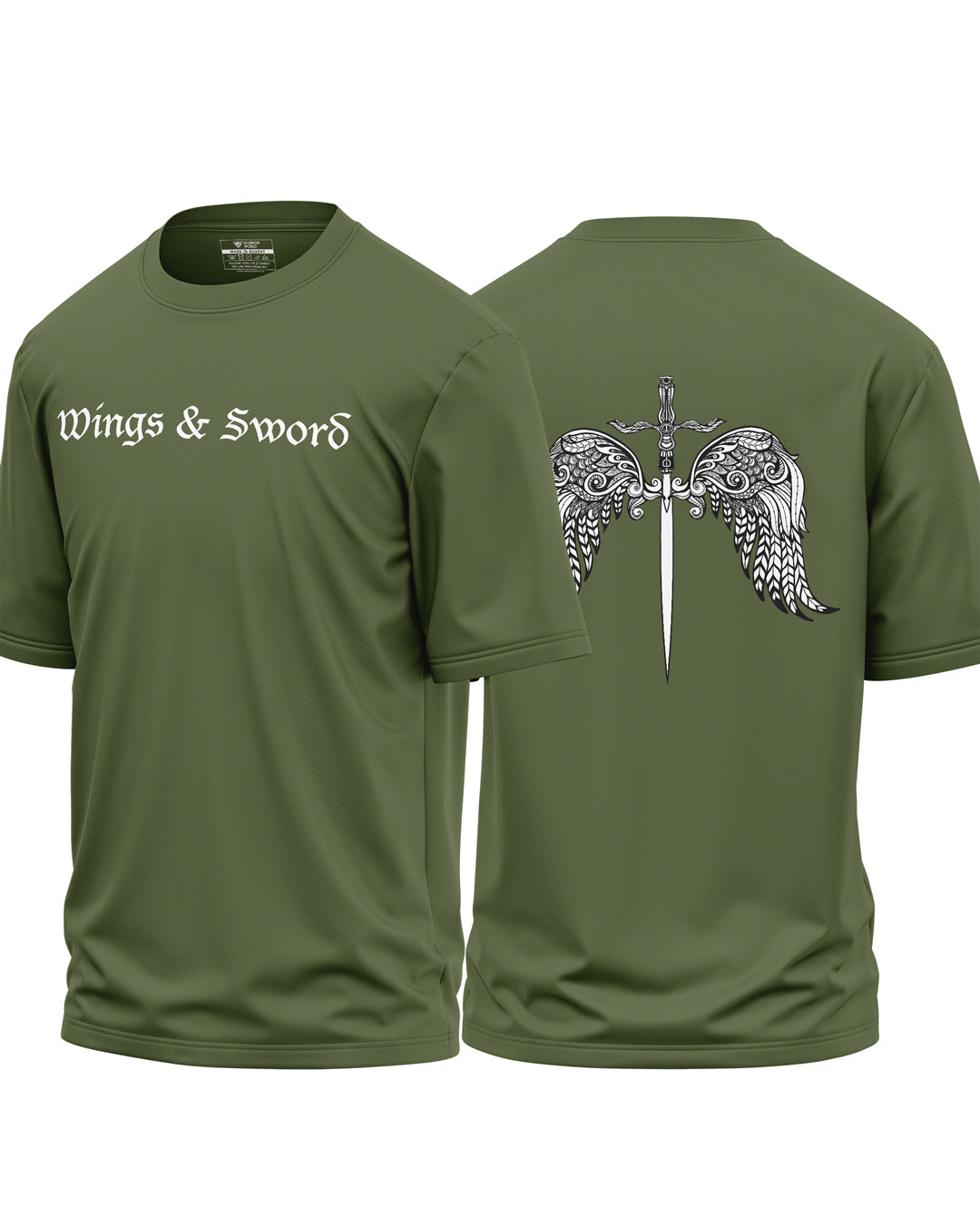 Wing And Sword Cotton Oversized T-Shirt