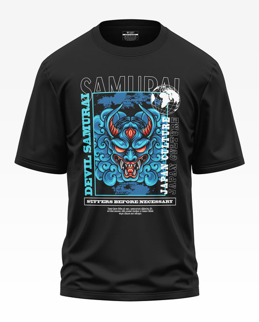 Devil Samurai Cotton Oversized T-Shirt