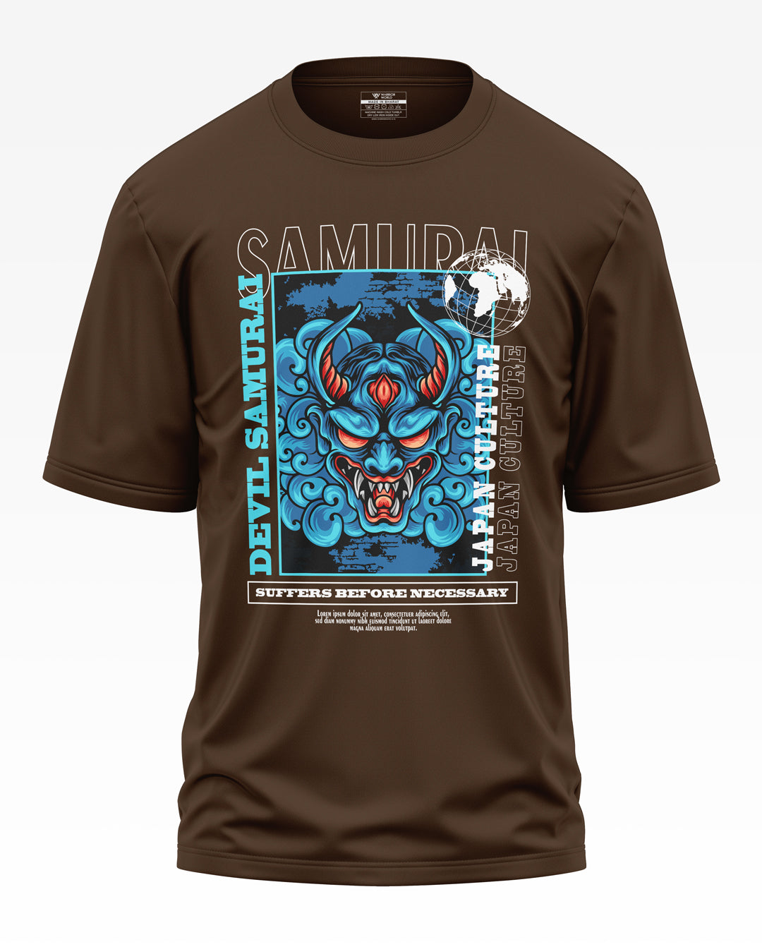 Devil Samurai Cotton Oversized T-Shirt