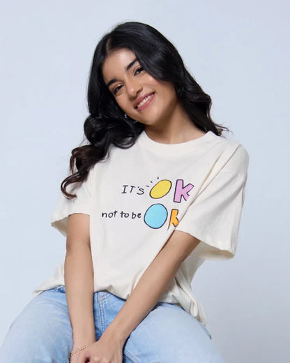 It's Ok Not To Be Ok Oversized T-Shirt