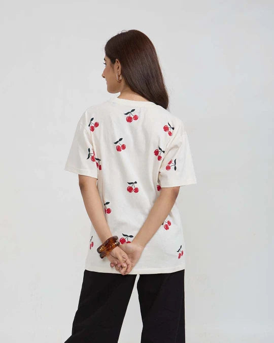 Cherry Bomb Oversized T-Shirt