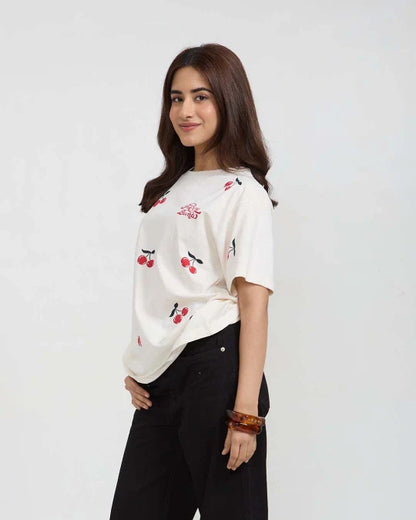 Cherry Bomb Oversized T-Shirt