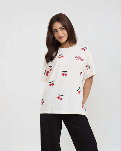 Cherry Bomb Oversized T-Shirt