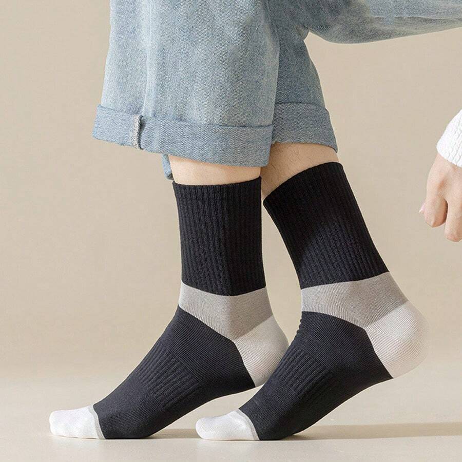 5-Pair Sweat Absorbing Sports Comfortable Socks Combo