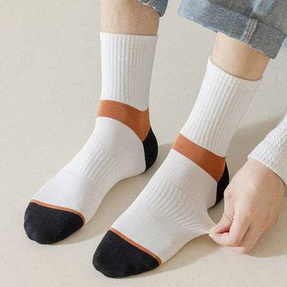 5-Pair Sweat Absorbing Sports Comfortable Socks Combo