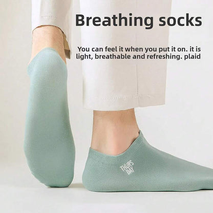 7-Pair Breathable Invisible Short Socks Combo