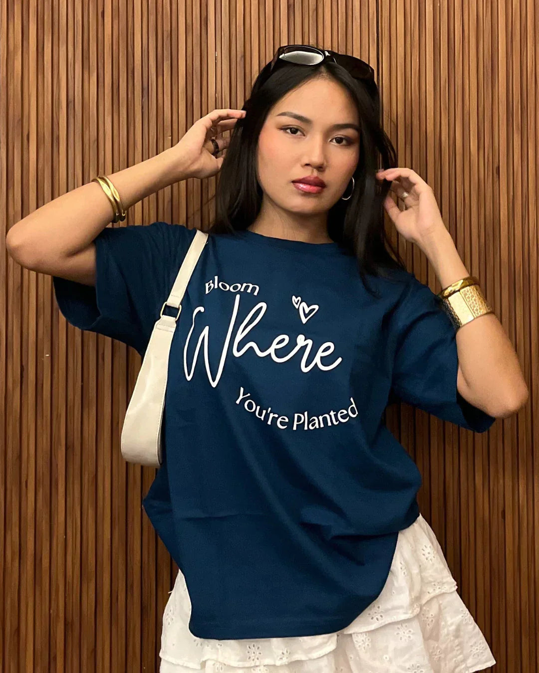 Bloom Where You Are Planted Oversized T-Shirt