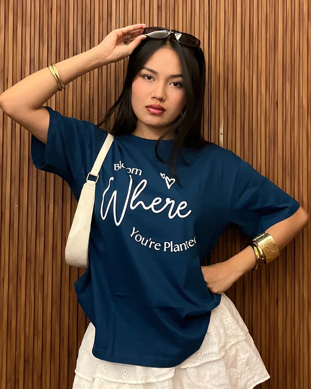 Bloom Where You Are Planted Oversized T-Shirt