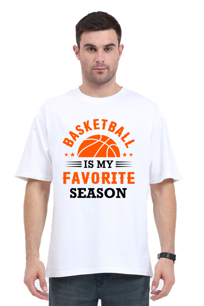 Basketball is my Favorite Season Oversized T-Shirt