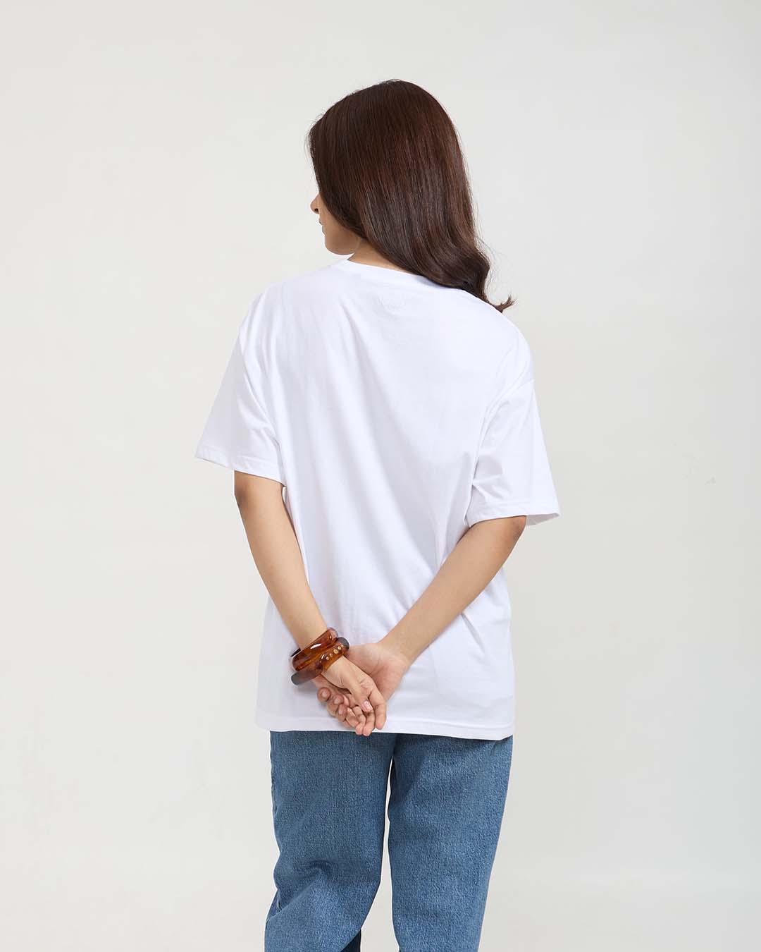 White Plain Oversized T-Shirt