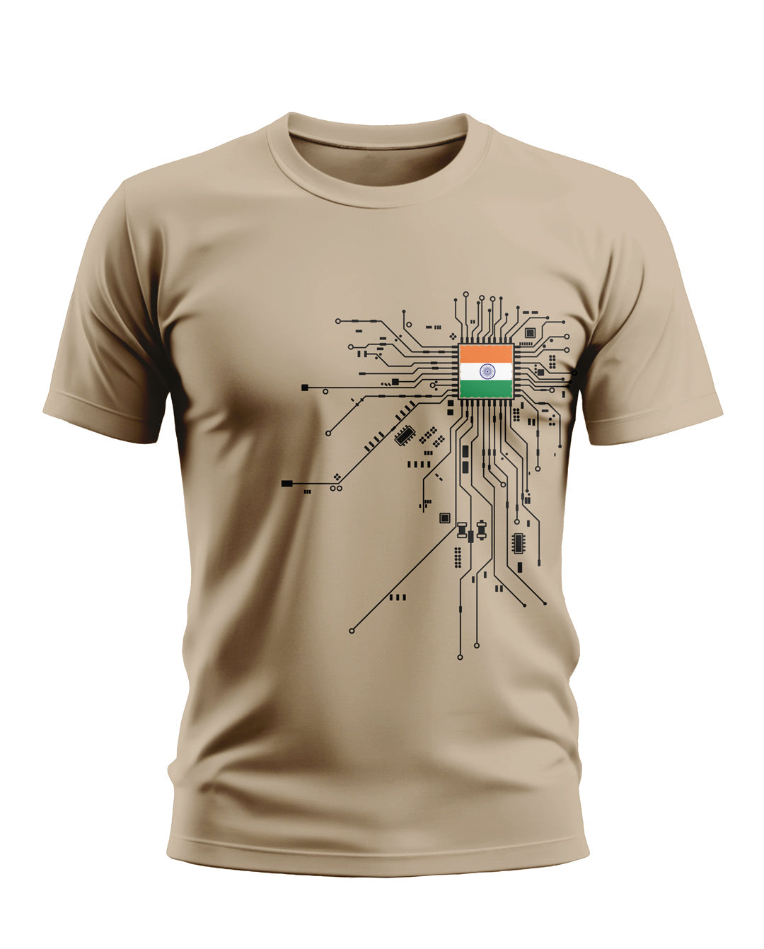 Circuit Diagram Soft Cotton T-shirt