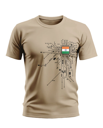 Circuit Diagram Soft Cotton T-shirt