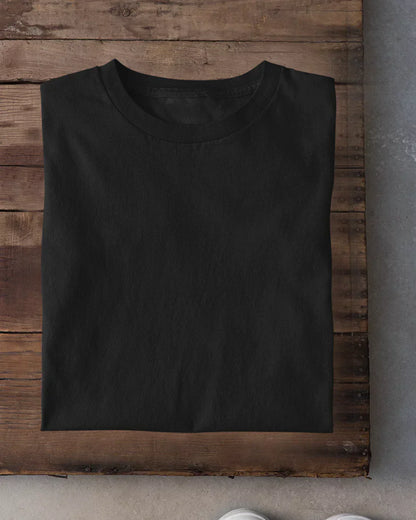 Black Plain T-Shirt