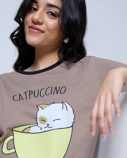 Catpuccino Tap Out T-Shirt