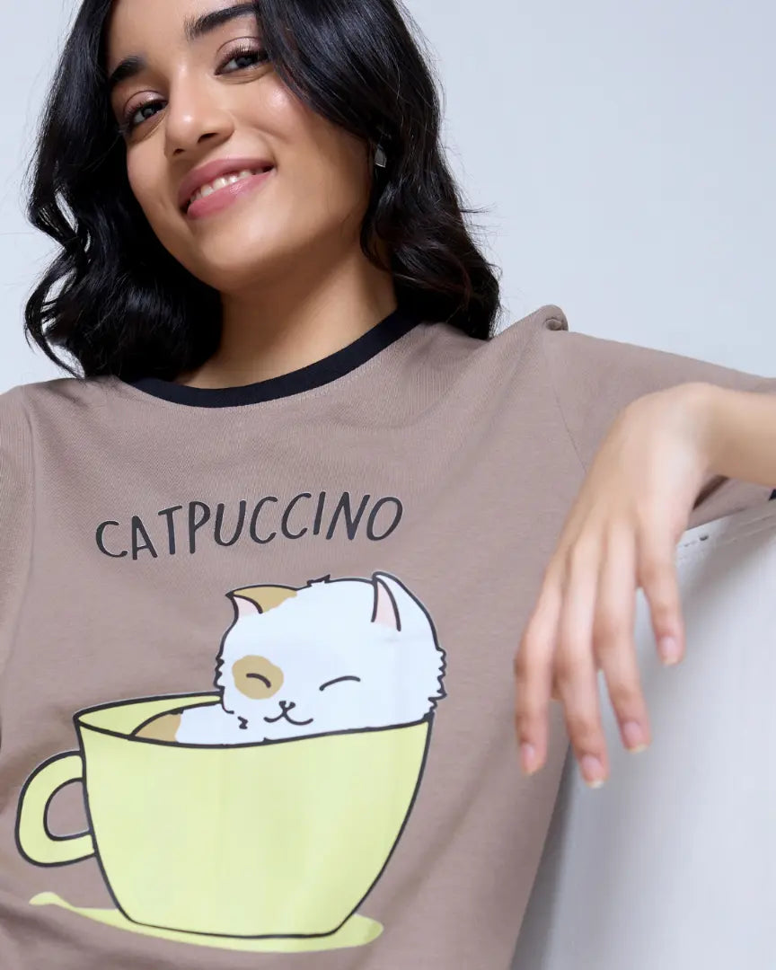 Catpuccino Tap Out T-Shirt