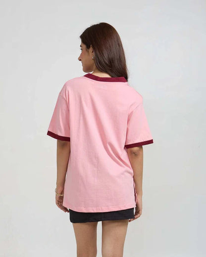 Atlanta Tap-Out V-Neck Oversize T-Shirt