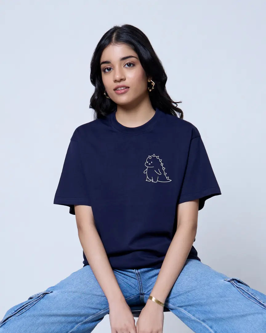 Navy Blue Dragon T-Shirt