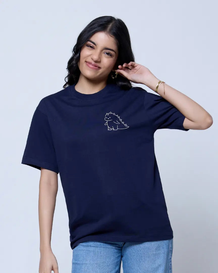 Navy Blue Dragon T-Shirt