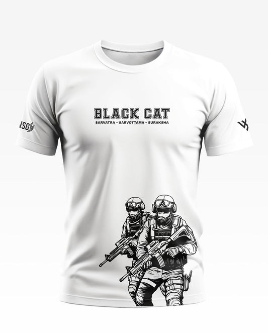 Black Cat Soft Cotton T-shirt