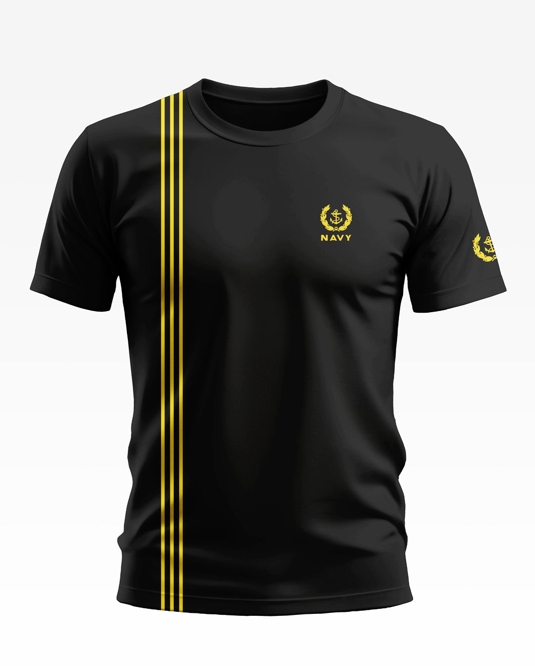 Navy Pattern Soft Cotton T-shirt