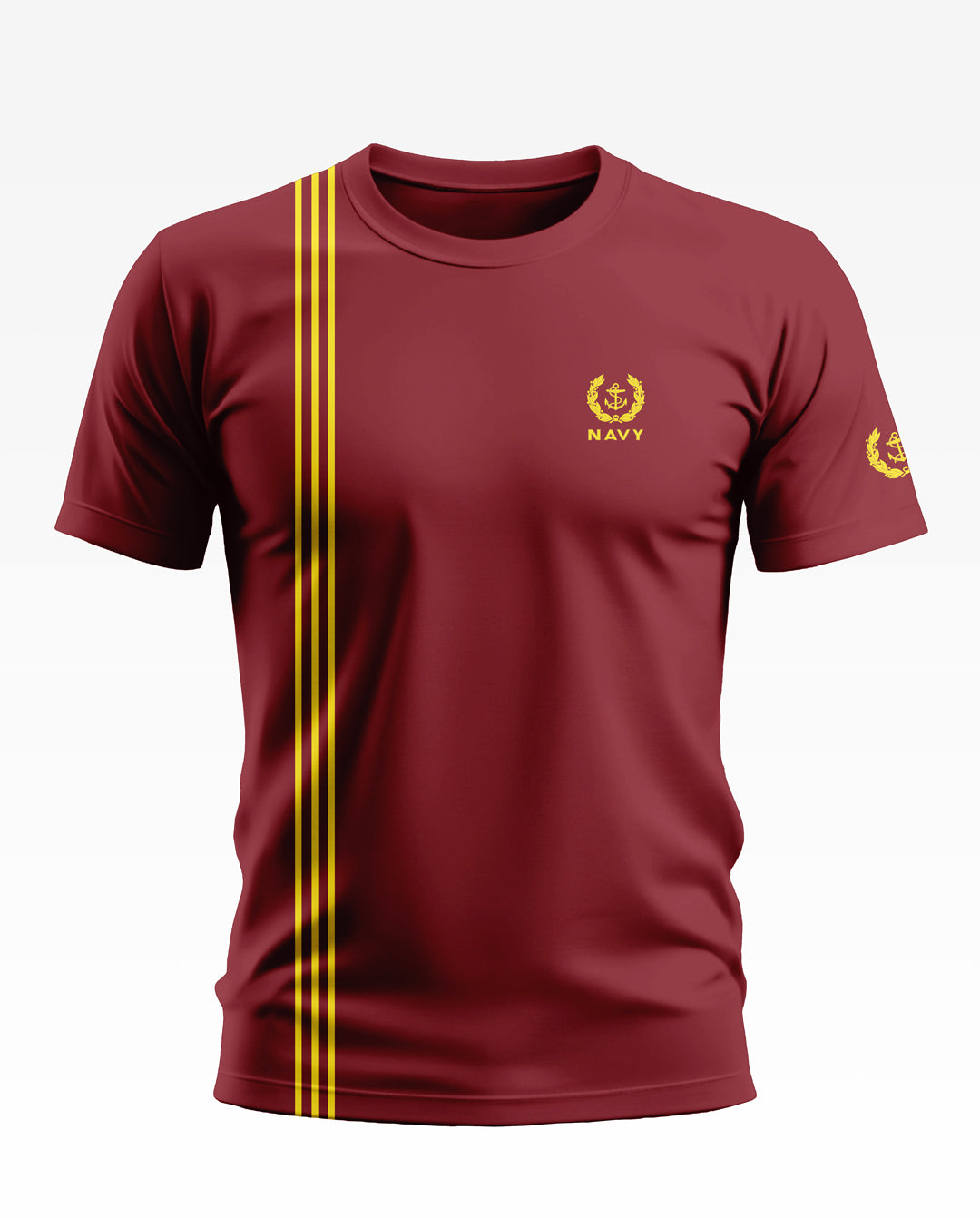 Navy Pattern Soft Cotton T-shirt