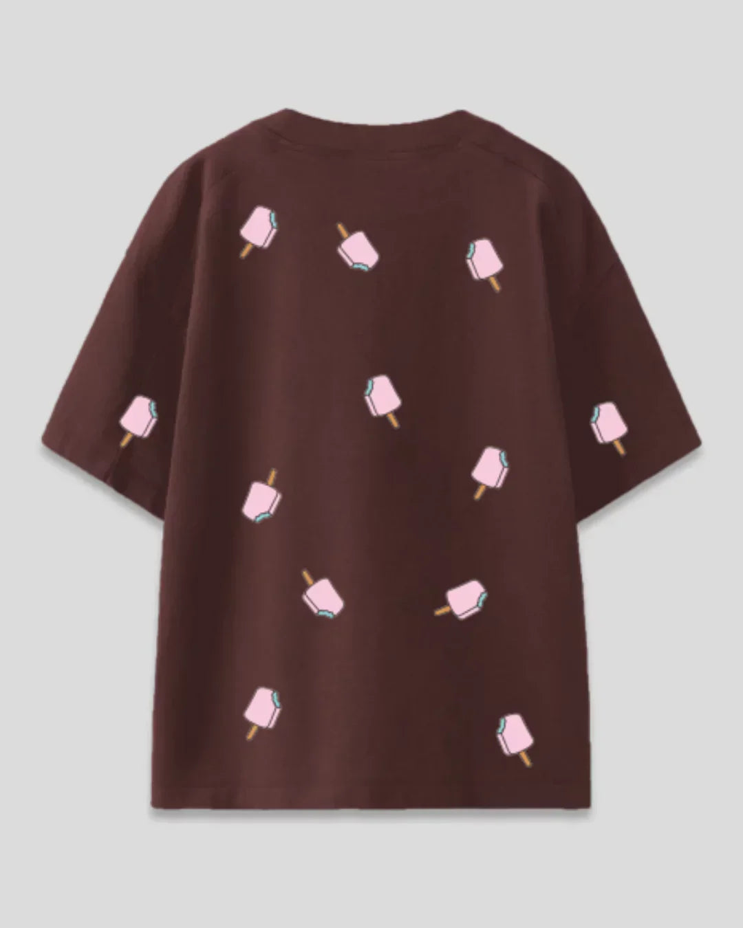 Brown Popsicles Oversized T-Shirt