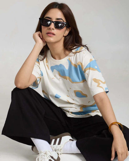 Wavy Oversized T-Shirt